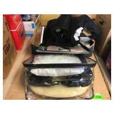 Baby carrier, video games, laptop case, misc.