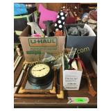 Clock & household items