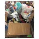 Stuff, Christmas lites, toys & misc.