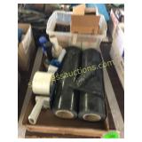 Rubber bands, plastic wrap, misc.