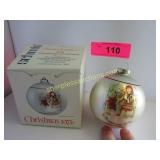 Hummel style Christmas tree ornament