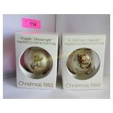 2 Hummel style Christmas tree ornament