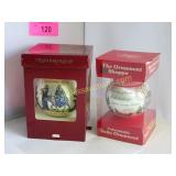 2 Hummel style Christmas tree ornaments