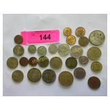 Collection of foreign coins
