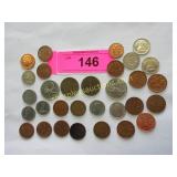 Collection of foreign coins