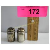 Sterling salt and pepper shakers