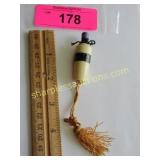 Antique sewing thread carrier