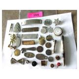 box lot pins metals and other