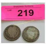 2 Barber quarters