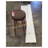 Stool, laminate flooring