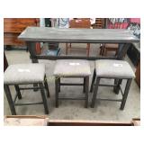 High table w/3 stools
