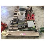 Metal detector, jacks, hardware, misc