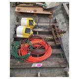 Bait buckets, hose, misc