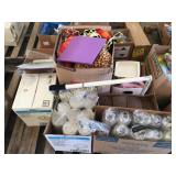 Plastic lids, household items