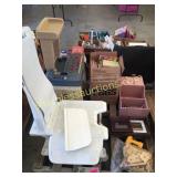 Paas egg coloring kits, toys, chair, misc