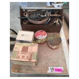 Power inverter, 12v pump, tools, misc