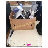 Toaster, electric griddle, kitchen items