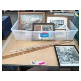 Yard sticks, pictures