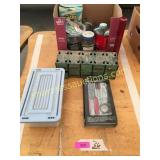 Hardware box, tools, misc