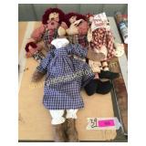 Raggedy Ann/Andy, bear