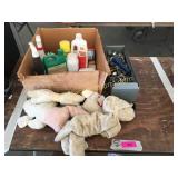 Casters, garden chemicals, misc