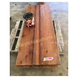 Rough cut wood doors/hinges