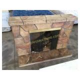 Electric fireplace mantle