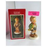 2 Hummel style Christmas tree ornaments