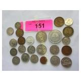 Collection of foreign coins