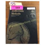 Complete book of Jefferson Nickels