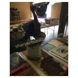 Metal Sculpture and fish