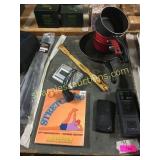 Electronics, pans, misc