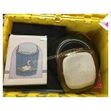 Household items, qty 4, TOTES NOT INCLUDED