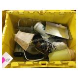 Household items, qty 4, TOTES NOT INCLUDED