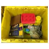 Household items, qty 4, TOTES NOT INCLUDED