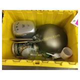 Household items, qty 4, TOTES NOT INCLUDED