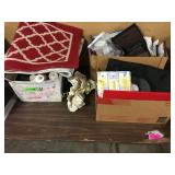 Rugs, wallpaper, photo albums, misc houselhold