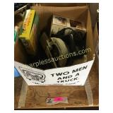 Spray Painter, Sanders, saw, shoes, misc towels