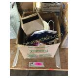 Router, Candle holders, misc household items