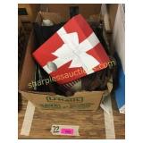 Fossil Purse, christmas items, radios