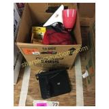 Portable DVD player, misc home décor