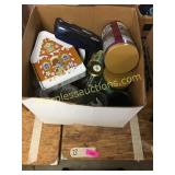 Decorative tins and vases