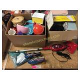 Dirt Devil Vacuum, roller skates, cameras, toys