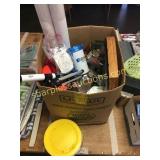 small telescope, misc household items