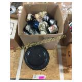 Lava Lamp, enamel pans, household décor