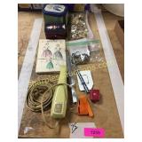 Electric knife, ssewing items