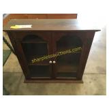 Wall glass front cabinet