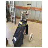 Golf clubs/bag/cart