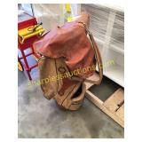 Leather golf bag