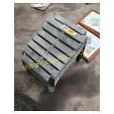 Patio plastic ottomans(3)